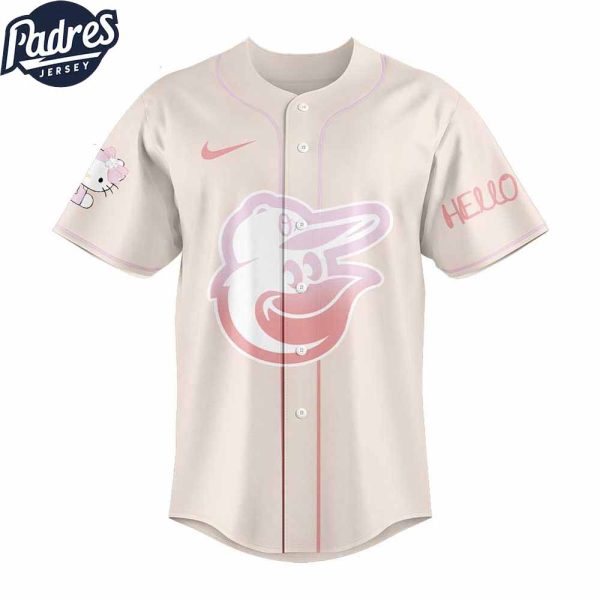 Baltimore Orioles Hello Kitty 2025 For Fans Baseball Jersey 2