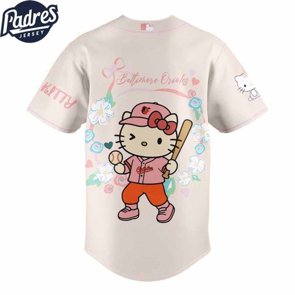Baltimore Orioles Hello Kitty 2025 For Fans Baseball Jersey 3