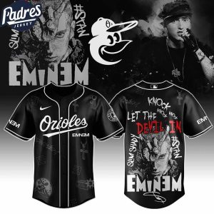 Baltimore Orioles MLB x Eminem Stans To Launch In Theatres Worldwide Custom Baseball Jersey