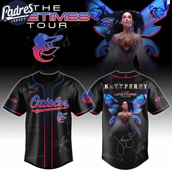 Baltimore Orioles MLB x Katy Perry The Lifetimes Tour Custom Baseball Jersey