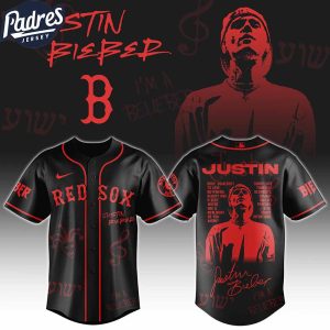 Boston Red Sox MLB x Justin Bieber Personalized Baseball Jersey