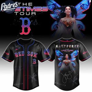 Boston Red Sox MLB x Katy Perry The Lifetimes Tour Custom Baseball Jersey