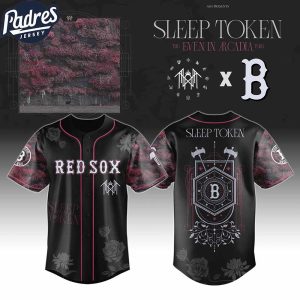 Boston Red Sox MLB x Sleep Token Even In Arcadia Tour 2025 Custom Baseball Jersey