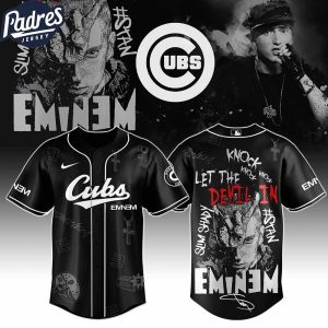 Chicago Cubs MLB x Eminem Stans To Launch In Theatres Worldwide Custom Baseball Jersey