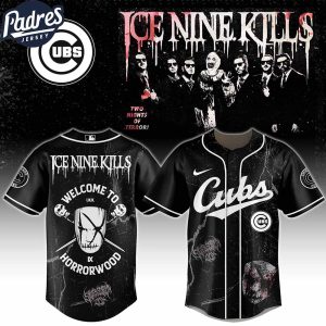 Chicago Cubs MLB x Ice Nine Kills Welcome to Horrorwood Custom Baseball Jersey