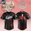 Chicago Cubs MLB x Sabrina Carpenter Short n' Sweet Black Velvet Custom Baseball Jersey