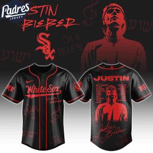 Chicago White Sox MLB x Justin Bieber Personalized Baseball Jersey