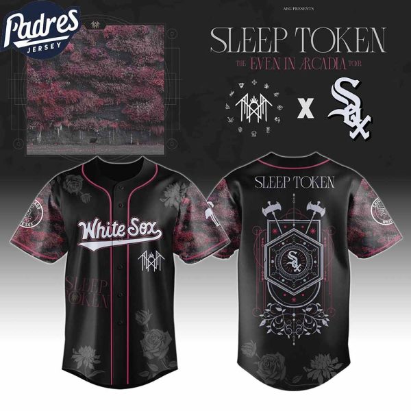 Chicago White Sox MLB x Sleep Token Even In Arcadia Tour 2025 Custom Baseball Jersey