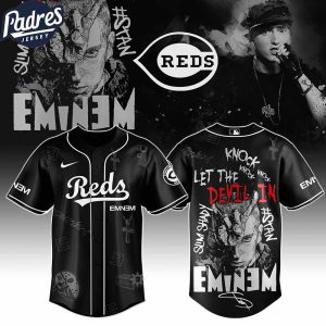 Cincinnati Reds MLB x Eminem Stans To Launch In Theatres Worldwide Custom Baseball Jersey
