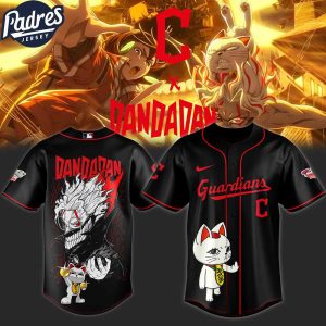 Cleveland Guardians MLB x Dandadan Custom Baseball Jersey