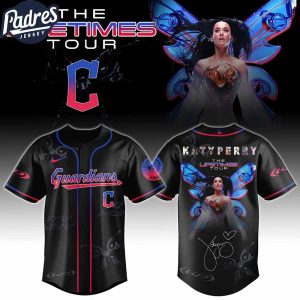 Cleveland Guardians MLB x Katy Perry The Lifetimes Tour Custom Baseball Jersey