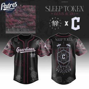Cleveland Guardians MLB x Sleep Token Even In Arcadia Tour 2025 Custom Baseball Jersey
