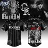 Colorado Rockies MLB x Eminem Stans To Launch In Theatres Worldwide Custom Baseball Jersey