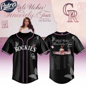 Colorado Rockies MLB x Kali Uchis The Sincerely Tour Custom Baseball Jersey
