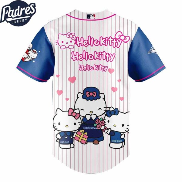 Detroit Tigers Hello Kitty Happy Mothers Day 2025 Baseball Jersey 3
