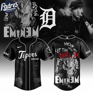 Detroit Tigers MLB x Eminem Stans To Launch In Theatres Worldwide Custom Baseball Jersey