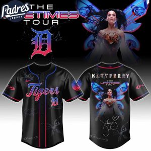 Detroit Tigers MLB x Katy Perry The Lifetimes Tour Custom Baseball Jersey