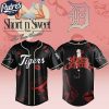 Detroit Tigers MLB x Sabrina Carpenter Short n' Sweet Black Velvet Custom Baseball Jersey