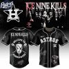 Houston Astros MLB x Ice Nine Kills Welcome to Horrorwood Custom Baseball Jersey