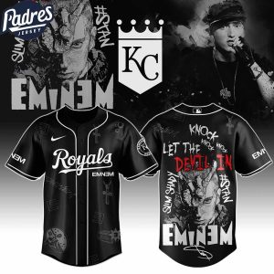 Kansas City Royals MLB x Eminem Stans To Launch In Theatres Worldwide Custom Baseball Jersey