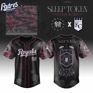 Kansas City Royals MLB x Sleep Token Even In Arcadia Tour 2025 Custom Baseball Jersey