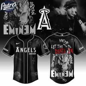 Los Angeles Angels MLB x Eminem Stans To Launch In Theatres Worldwide Custom Baseball Jersey