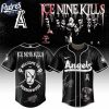 Los Angeles Angels MLB x Ice Nine Kills Welcome to Horrorwood Custom Baseball Jersey