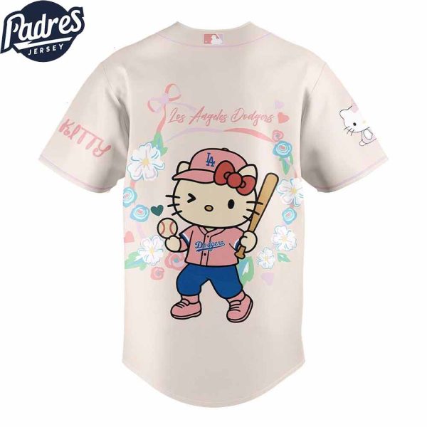 Los Angeles Dodgers Hello Kitty 2025 For Fans Baseball Jersey 3