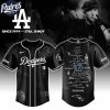 Los Angeles Dodgers MLB x Eminem 25th The Slim Shady LP List Music Custom Baseball Jersey