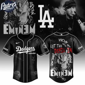 Los Angeles Dodgers MLB x Eminem Stans To Launch In Theatres Worldwide Custom Baseball Jersey