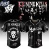 Miami Marlins MLB x Ice Nine Kills Welcome to Horrorwood Custom Baseball Jersey