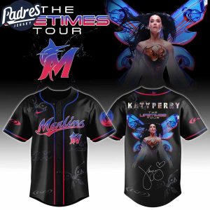 Miami Marlins MLB x Katy Perry The Lifetimes Tour Custom Baseball Jersey
