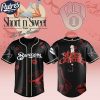 Milwaukee Brewers MLB x Sabrina Carpenter Short n' Sweet Black Velvet Custom Baseball Jersey