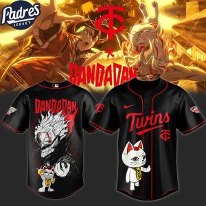 Minnesota Twins MLB x Dandadan Custom Baseball Jersey