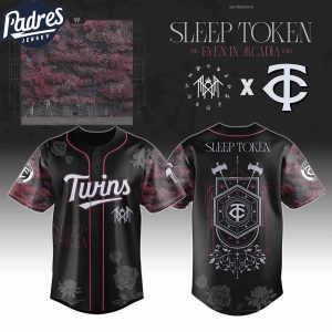 Minnesota Twins MLB x Sleep Token Even In Arcadia Tour 2025 Custom Baseball Jersey