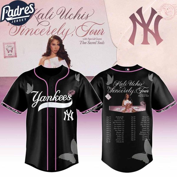 New York Mets MLB x Kali Uchis The Sincerely Tour Custom Baseball Jersey