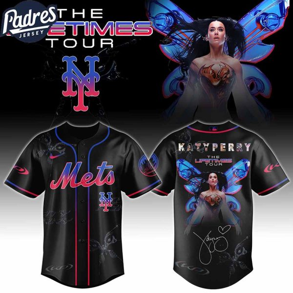 New York Mets MLB x Katy Perry The Lifetimes Tour Custom Baseball Jersey