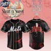 New York Mets MLB x Sabrina Carpenter Short n' Sweet Black Velvet Custom Baseball Jersey