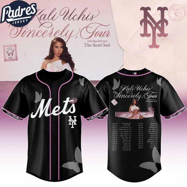 New York Yankees MLB x Kali Uchis The Sincerely Tour Custom Baseball Jersey