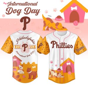 Philadelphia Phillies International Dog Day Baseball Jersey 2025