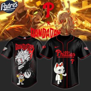 Philadelphia Phillies MLB x Dandadan Custom Baseball Jersey