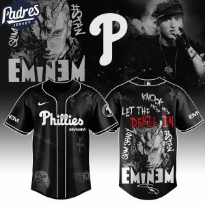 Philadelphia Phillies MLB x Eminem Stans To Launch In Theatres Worldwide Custom Baseball Jersey