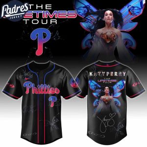 Philadelphia Phillies MLB x Katy Perry The Lifetimes Tour Custom Baseball Jersey