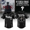 Philadelphia Phillies MLB x My Chemical Romance Long Live The Black Parade North American Stadium Tour Custom Baseball Jersey