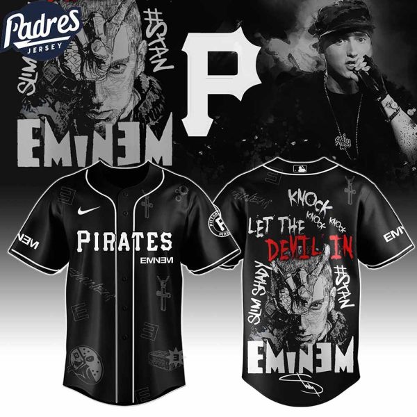 Pittsburgh Pirates MLB x Eminem Stans To Launch In Theatres Worldwide Custom Baseball Jersey