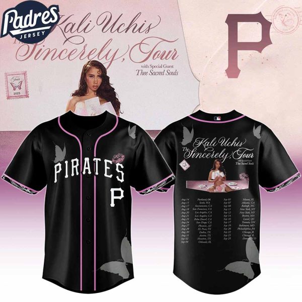 Pittsburgh Pirates MLB x Kali Uchis The Sincerely Tour Custom Baseball Jersey