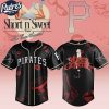 Pittsburgh Pirates MLB x Sabrina Carpenter Short n' Sweet Black Velvet Custom Baseball Jersey