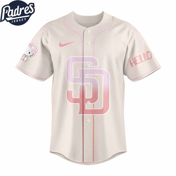 San Diego Padres Hello Kitty 2025 For Fans Baseball Jersey 2