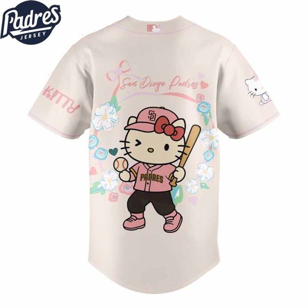 San Diego Padres Hello Kitty 2025 For Fans Baseball Jersey 3