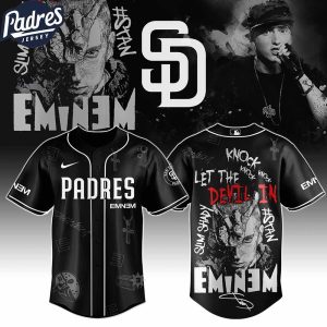 San Diego Padres MLB x Eminem Stans To Launch In Theatres Worldwide Custom Baseball Jersey